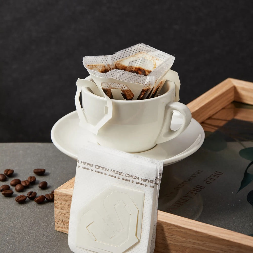 Customized Drip Coffee Filter Bag Manufacturer Ear Hanging Drip Coffee Bag Biodegradable Coffee Drip Bag