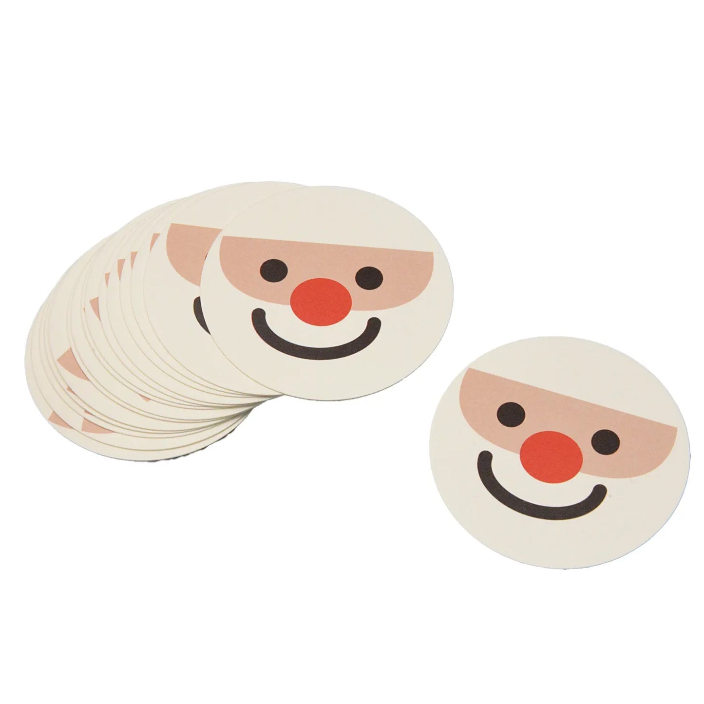 Round Hanging Ear Drip Coffee Bag with Christmas Santa Claus Shape for Coffee Powder
