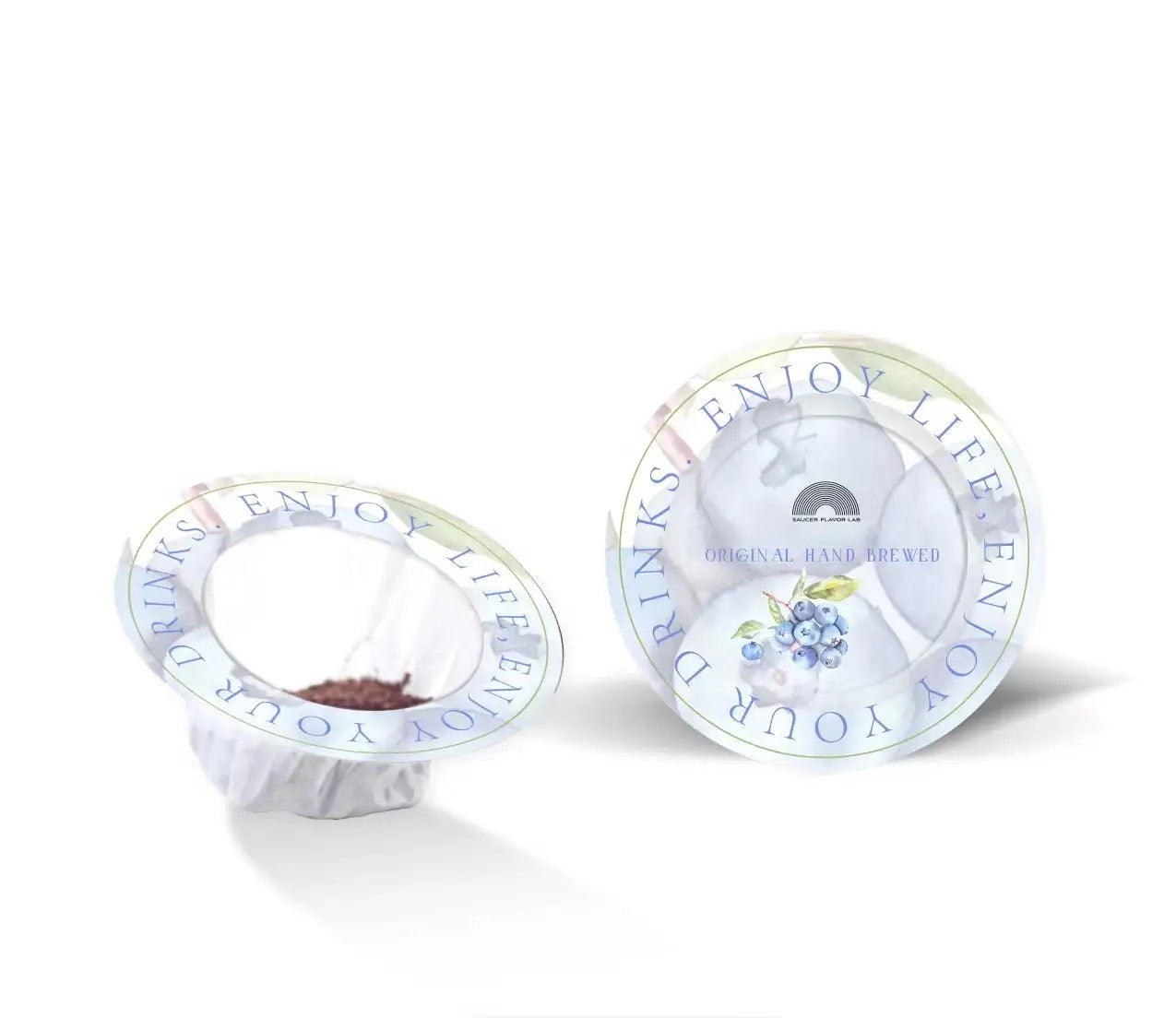 OEM Customized Disposable Round Toroidal Drip Coffee Filter Bag for Travel Camping