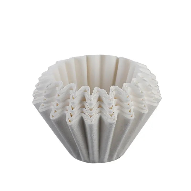 OEM White Basket Coffee Filtering Paper, Wholesale Disposable Coffee Filter Paper Supplier