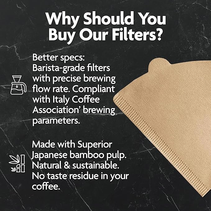 OEM V02 Cone Unbleached Coffee Filtering Paper, Wholesale Coffee Filter Paper for Coffee Maker