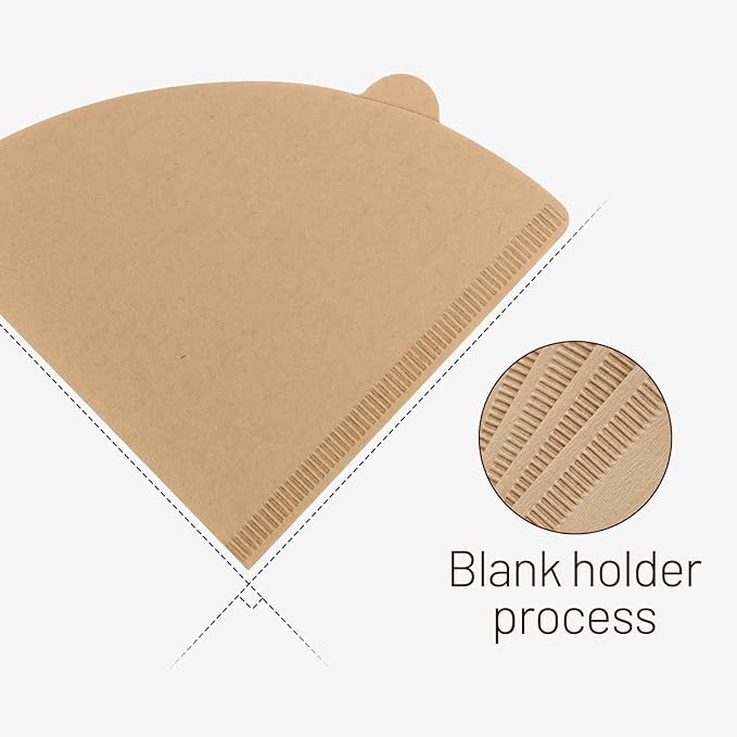 Wholesale Unbleached V01 Cone Coffee Filter Paper, Disposable Coffee Filtering Paper