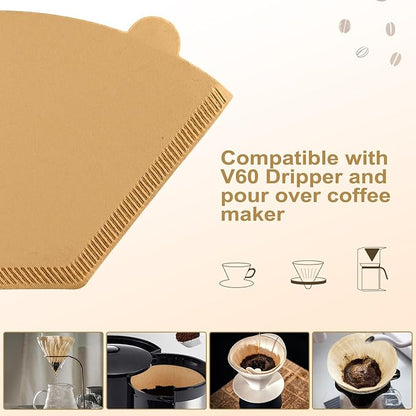 OEM U02 Primary Unbleached Coffee Filter Paper Factory, Wholesale Disposable Paper Coffee Filtering