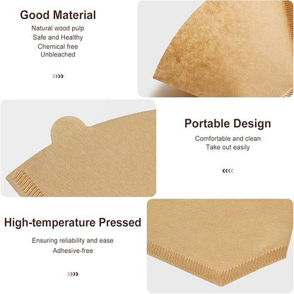 OEM U01 Unbleached Disposable Natural Coffee Filter Paper, Whole Filtering Paper Manufacturer
