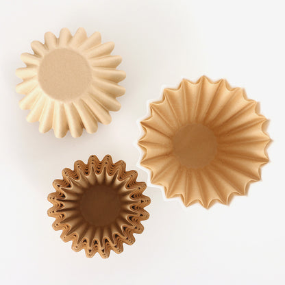 OEM Unbleached Basket Coffee Filter Paper, Natural Disposable Coffee Filter Manufacturing